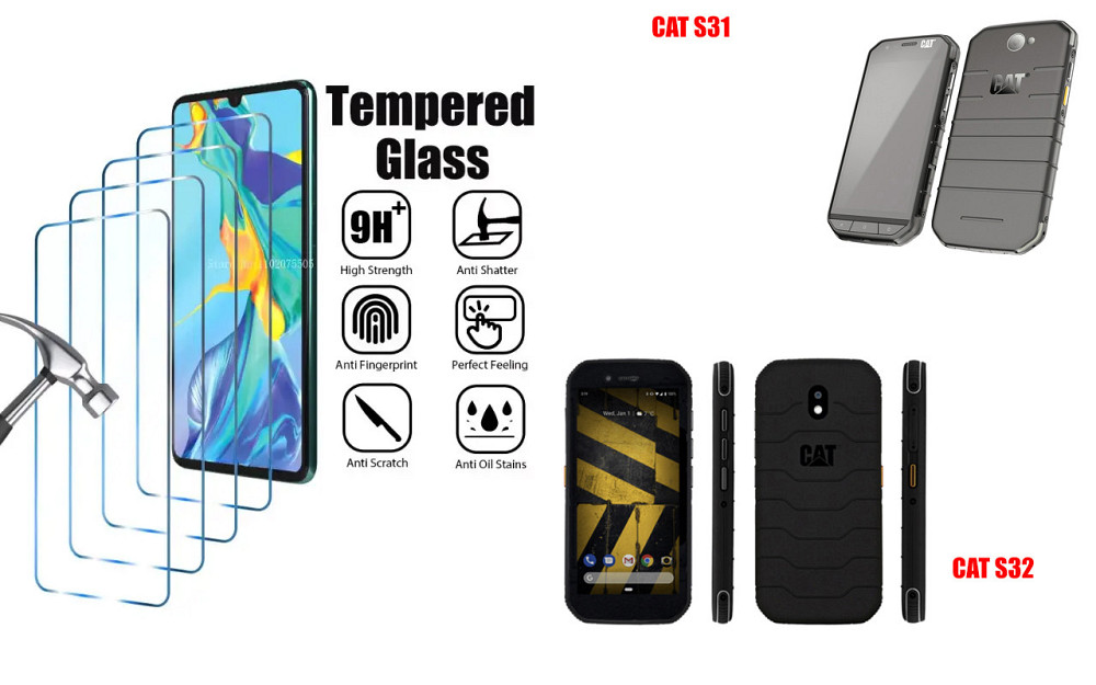 Защитное стекло ArmorGlass для CAT S31, CAT S32 – устойчивое к царапинам и ударам Киев - изображение 1