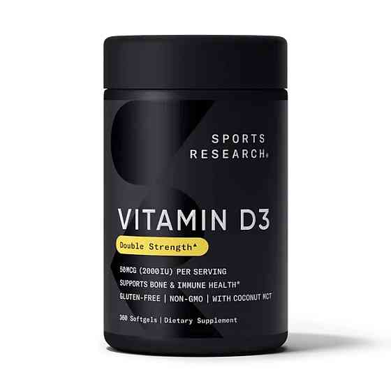 Витамины Sport Research Витамин Д3 Vitamin D3 2000IU 360 гел капс Киев