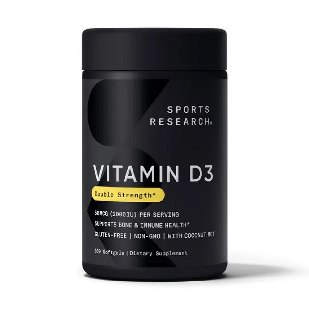 Витамины Sport Research Витамин Д3 Vitamin D3 2000IU 360 гел капс Киев - изображение 1