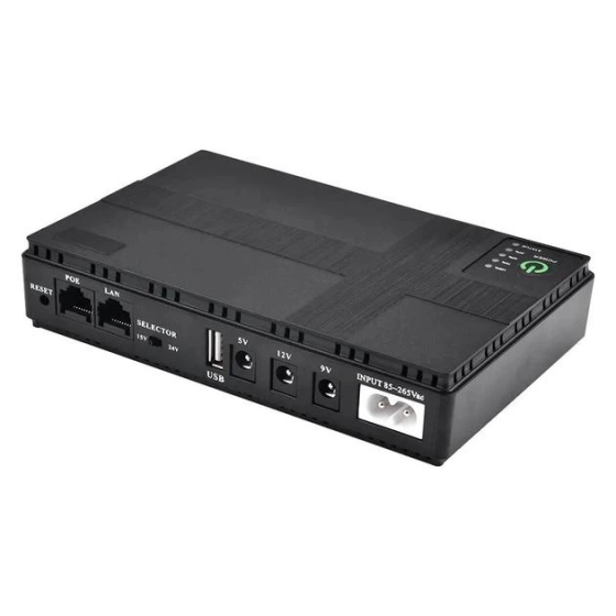 Безперебійник power bank (UPS) RD-73081 36 Вт для WI-Fi роутера 12000 mAh (Чорний) Київ