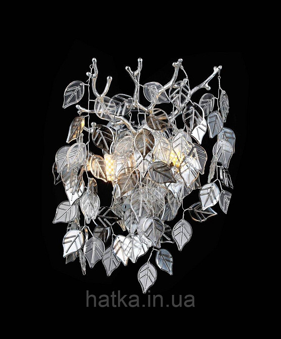 Бра настінне VALESO W33022/2S хром 2 лампи E14 Київ - фото 1