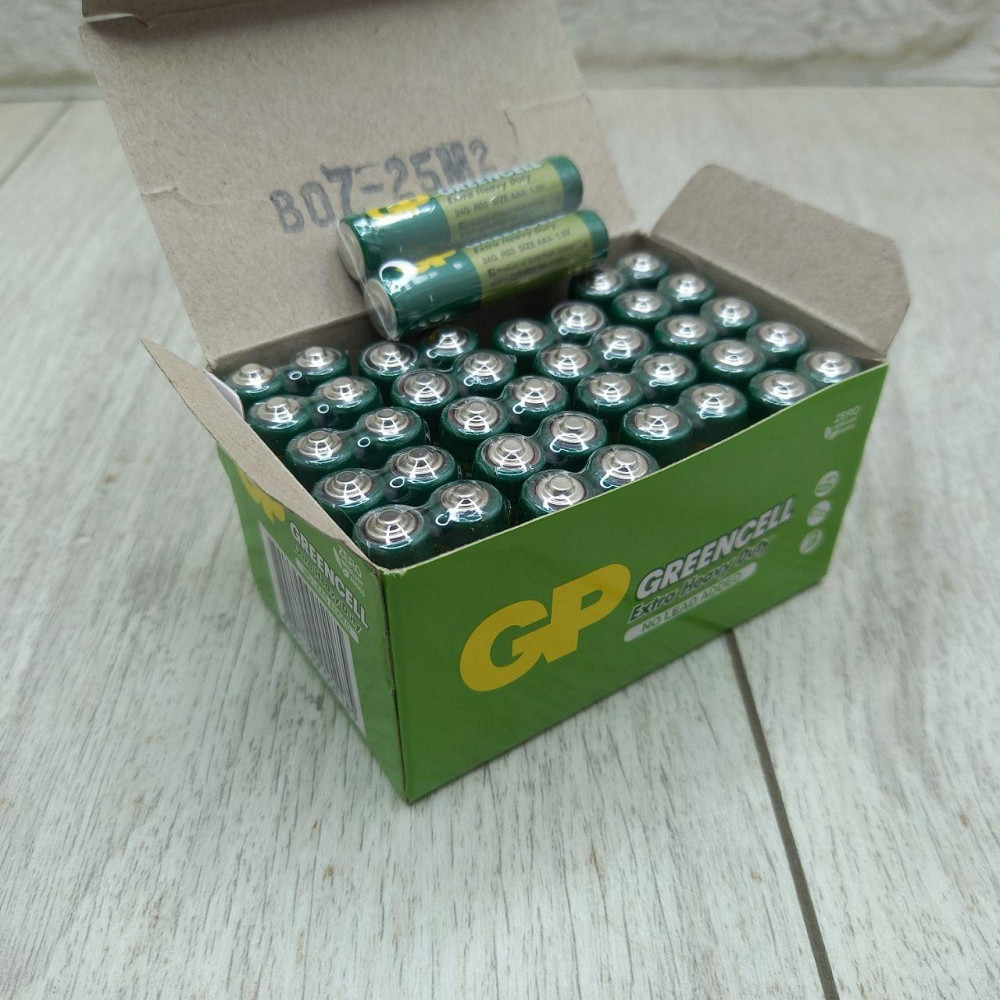 Батарейка солевая R3 GP Greencell 1.5V AAA (цена за коробку 40шт) Харьков - изображение 2
