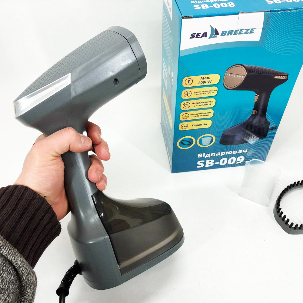 Ручний парогенератор для прасування Sea, Ручний універсальний пароочисник, Пароочисник для речей і штор PX-26 Івано-Франківськ - фото 8