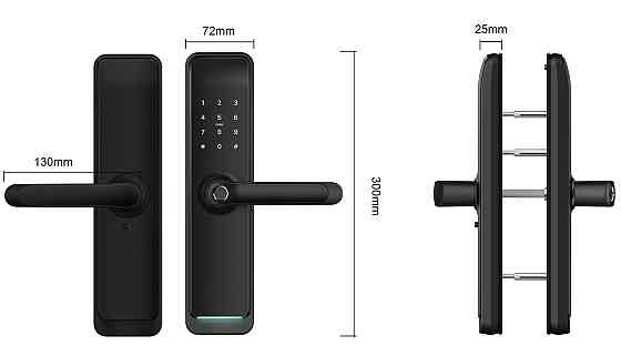 PES Husky Bluetooth Black биометрический умный замок для дверей Киев