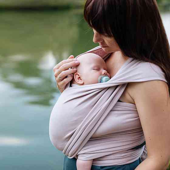 Трикотажний слінг-шарф Love & Carry - Сакура Київ