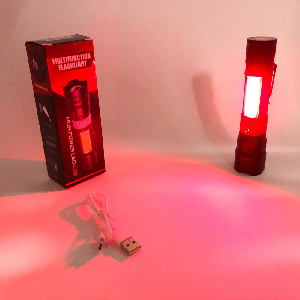 Портативный фонарь с функцией зарядки, Портативный LED фонарь на батарее, Фонарик police оригинал SV-85 Львов - изображение 7