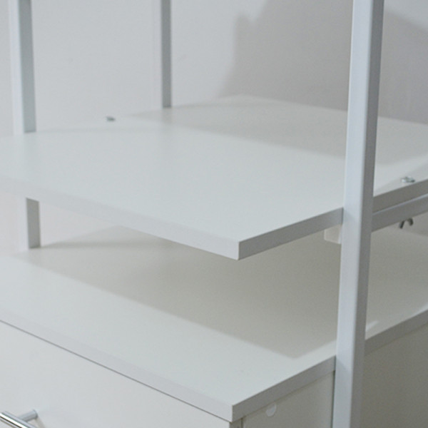 Коляска косметологическая UK-07 на колесах с ящиком и полками Киев - изображение 8