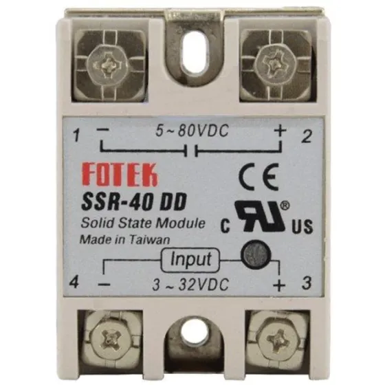 Реле SSR-40DD для нагревателей 40А DC-DC Киев