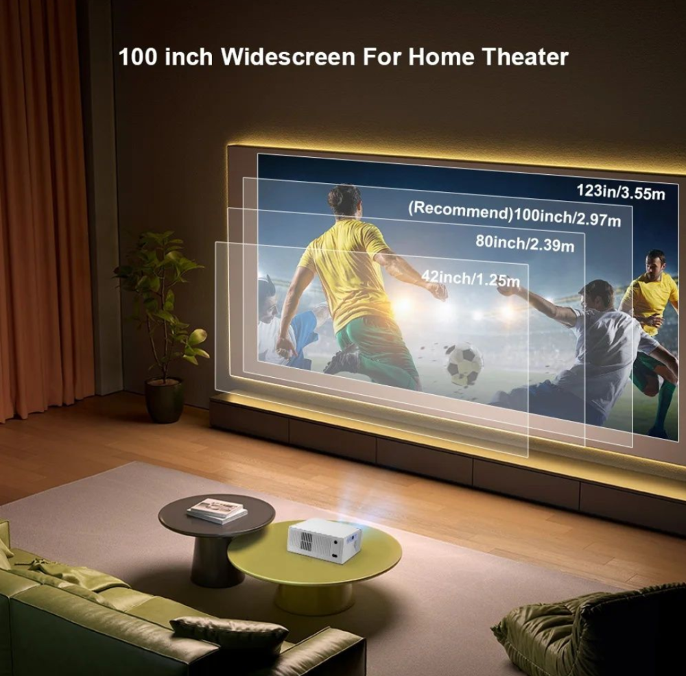 Проектор ThundeaL TD95W 1300 ANSI, Android, Wi-Fi, Автофокус. Новий Харків - фото 8