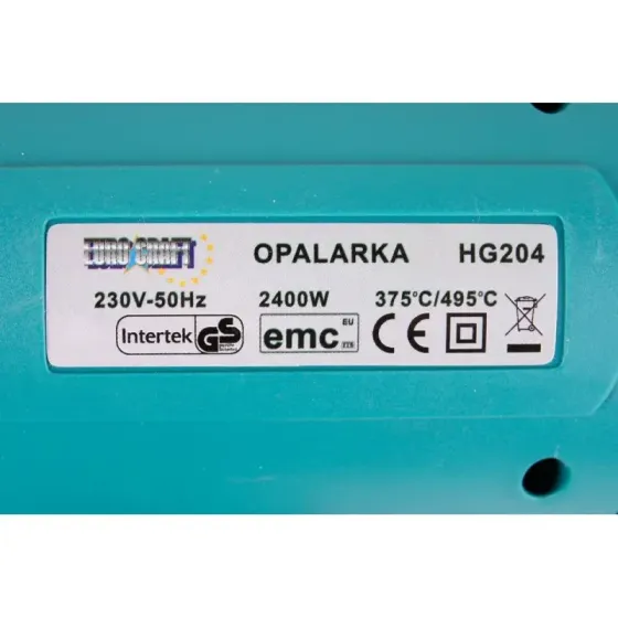 Фен будівельний HG204 Euro Craft – до 500 градусів Львів