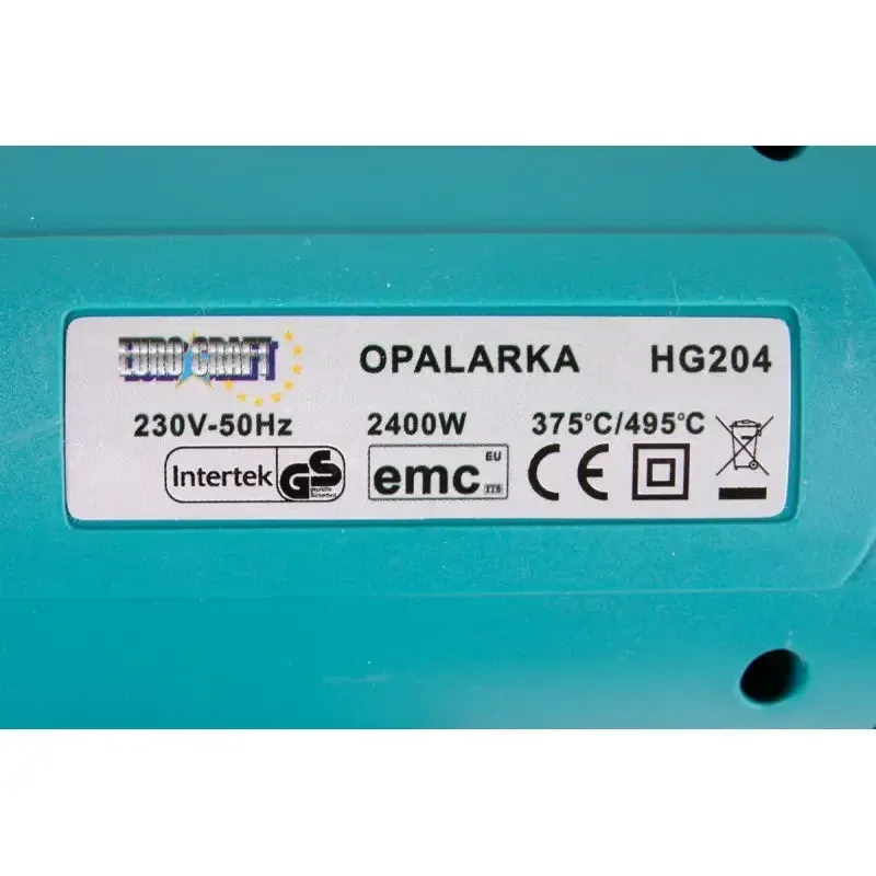 Фен будівельний HG204 Euro Craft – до 500 градусів Львів - фото 5