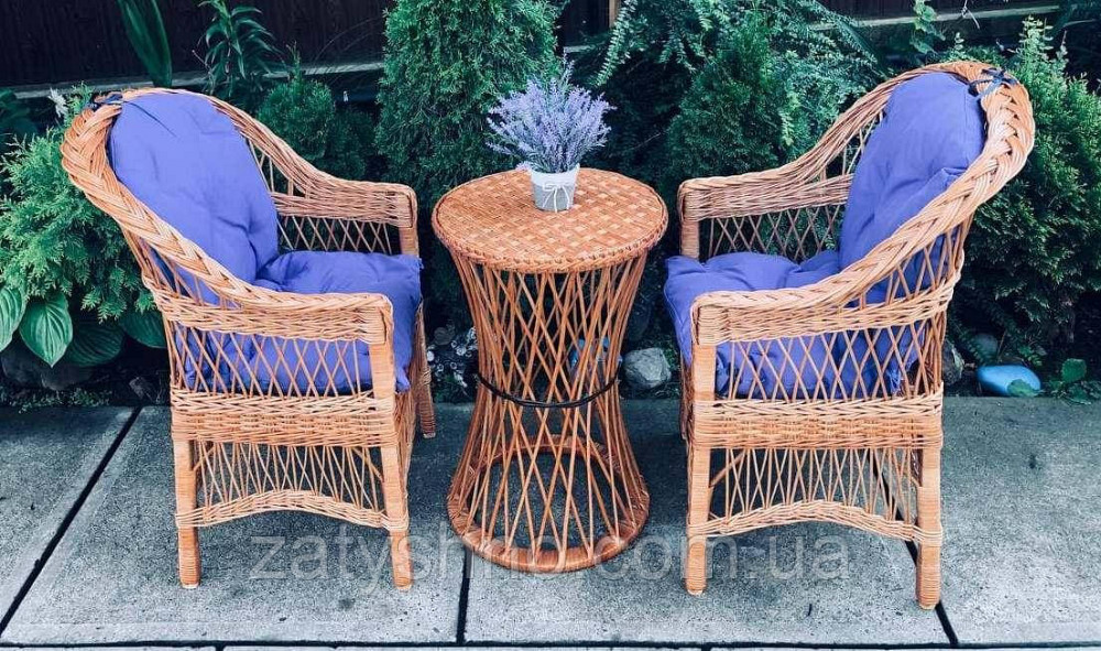 Балконная плетеная мебель из лозы Киев - изображение 1