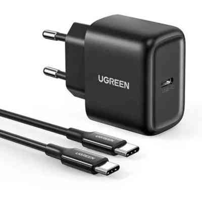 Зарядное устройство Ugreen USB-C PD25W + cable USB-C to USB-C 2.0m CD250 black (50581) Винница