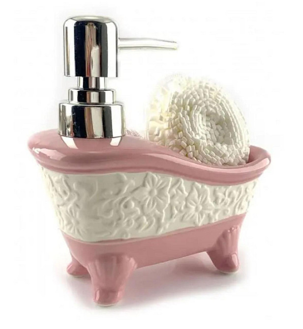 Диспенсер для мыла с мочалкой Ванна Киев - изображение 4