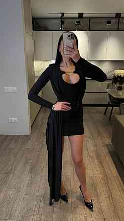 Жіноча романтична святкова мініплаття олія кора Чорний, 44/46 Одеса