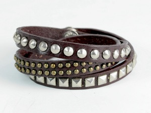 Браслет кожаный стильный Киев - изображение 1