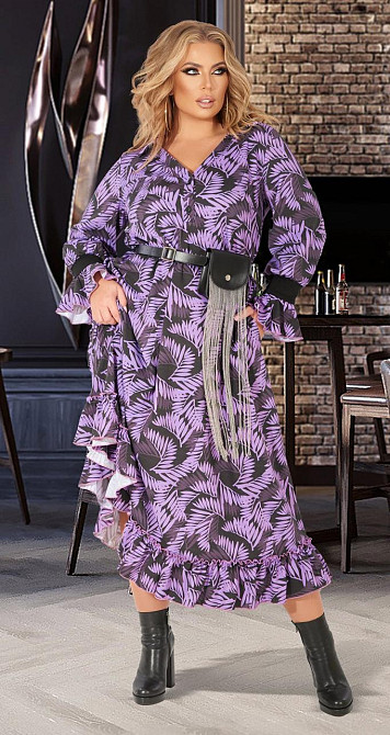 Стильное длинное платье большого размера (50) Киев - изображение 7