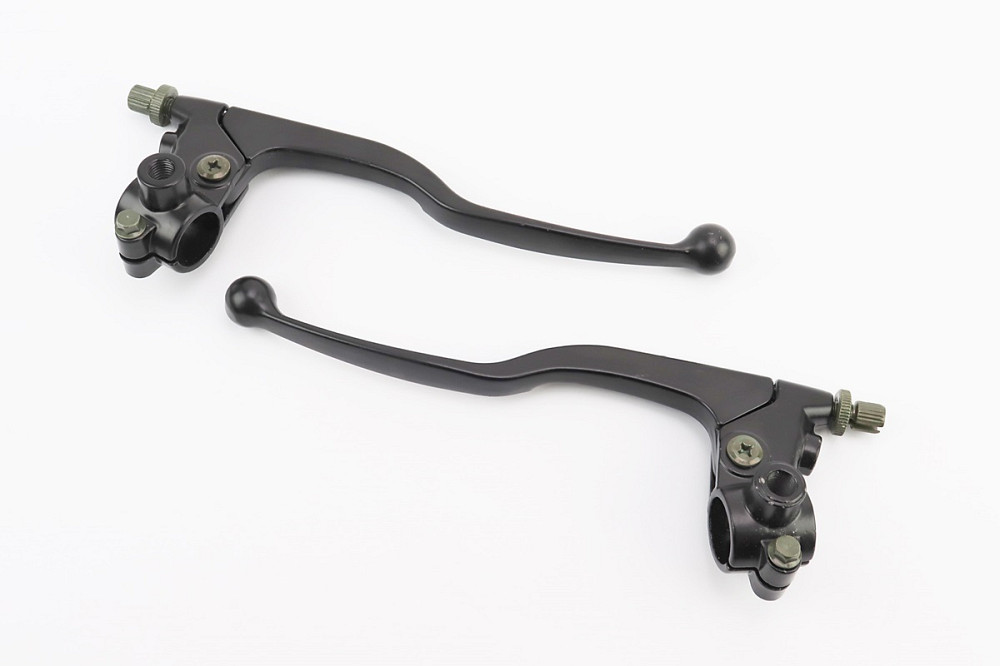 Важелі керма ліве, праве з кріпленням під дзеркало, к-кт 2шт (М10 права-ліва) МОТО CG/CB, тип 2 Київ - фото 1