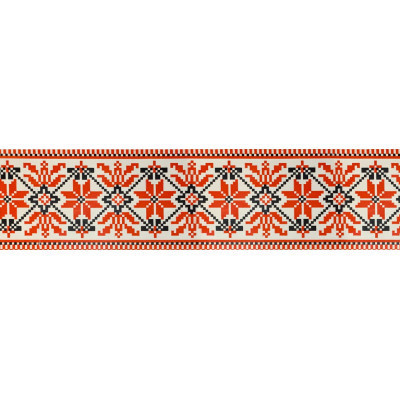 Скотч Buromax Вышиванка 48 мм х 35 м Красная (BM.7007-69) Винница - изображение 2