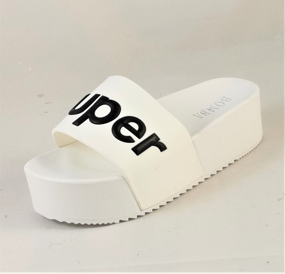 Шльопанці Тапочки Білі Сланці на Танкетці Жіночі (розміри: 36,37,38,39,40,41) — 11-2 Дніпро - фото 5