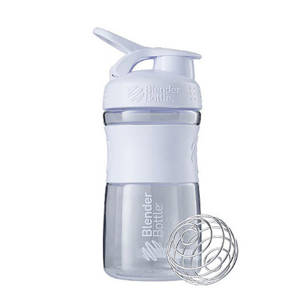Шейкер спортивний (пляшка) BlenderBottle SportMixer Flip 20oz/590ml White Каменское - изображение 5
