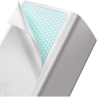 Зарядний пристрій Baseus 2xUSB 65W GaN (USB-C+USB-A) white (CCGAN2L-B02) Вінниця - фото 6
