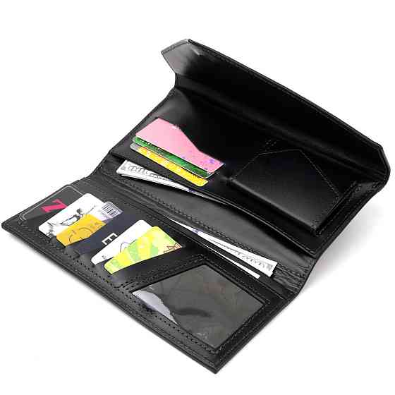 Многофункциональный клатч 11337 Grande Pelle Черный Киев