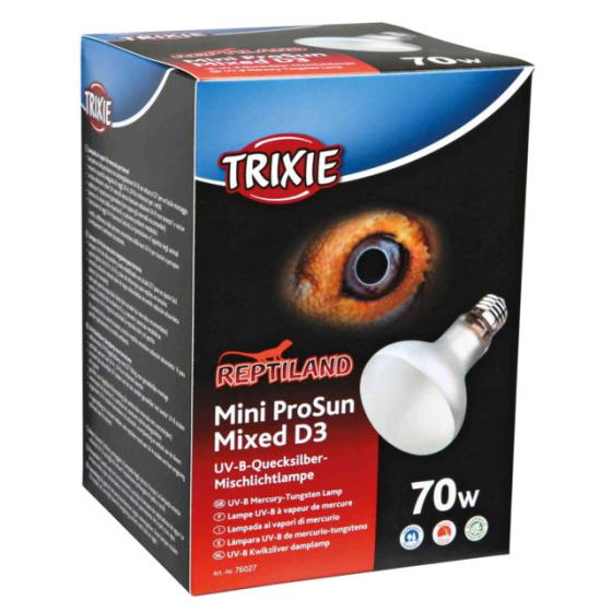 Ртутная лампа люминесцентная для террариума Trixie Mini ProSun Mixed D3 УФ-В (Трикси) 70 Вт Запорожье