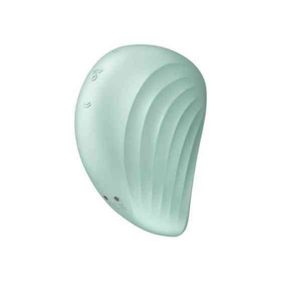 Вакуумний кліторальний вібратор - Satisfyer Pearl Diver Mint Sex Aura Київ