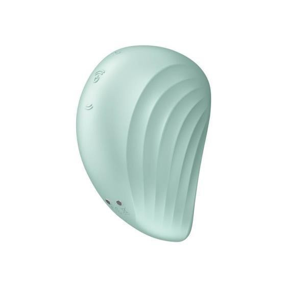 Вакуумний кліторальний вібратор - Satisfyer Pearl Diver Mint Sex Aura Київ - фото 3