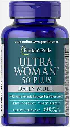 Комплекс для женщин старше 50 лет Puritan's Pride Ultra Woman 50 Plus 60 caplets Луцк