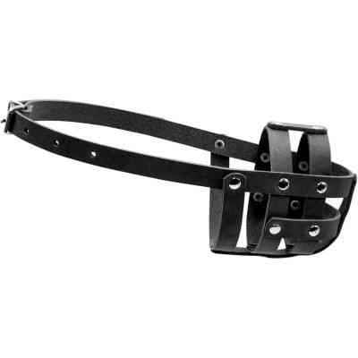 Намордник для собак Collar мягкий №0 (спаниель) черный (06331) Винница