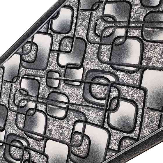 Ковровая дорожка лучшая цена, Чёрный ромб,  Ковёр на отрез 120, 50 Каменское