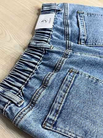 Джинсы женские Dragon 8322 Mom Comfort стрейчевые с резинкой на талии голубые , голубой, 31, 31, 85 см, 108 см Киев