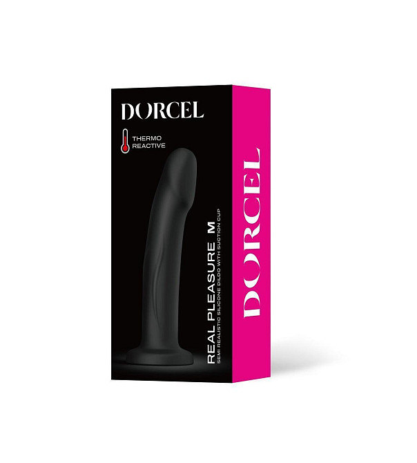 Фалоімітатор Dorcel Real Pleasure M Black Sex Aura Київ - фото 7