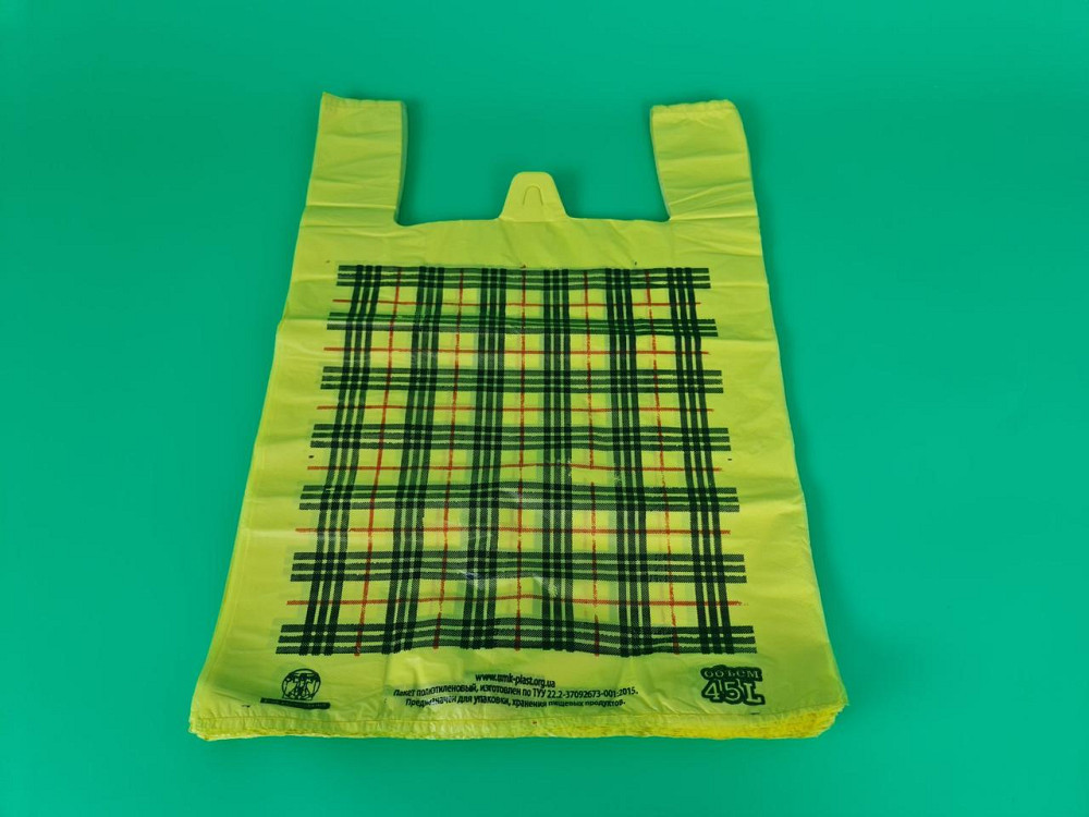 Пакет 40х60 "Карта" Жовта (50 шт.) Харків - фото 1