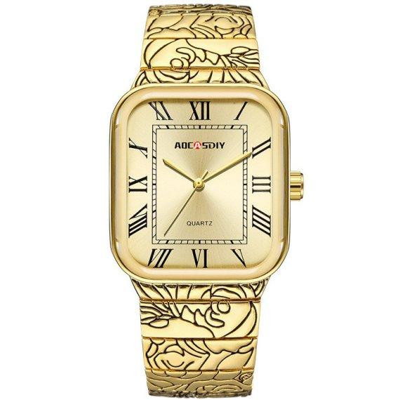 Часы мужские наручные Aocasdiy Vintage (Золотистый) Винница - изображение 2