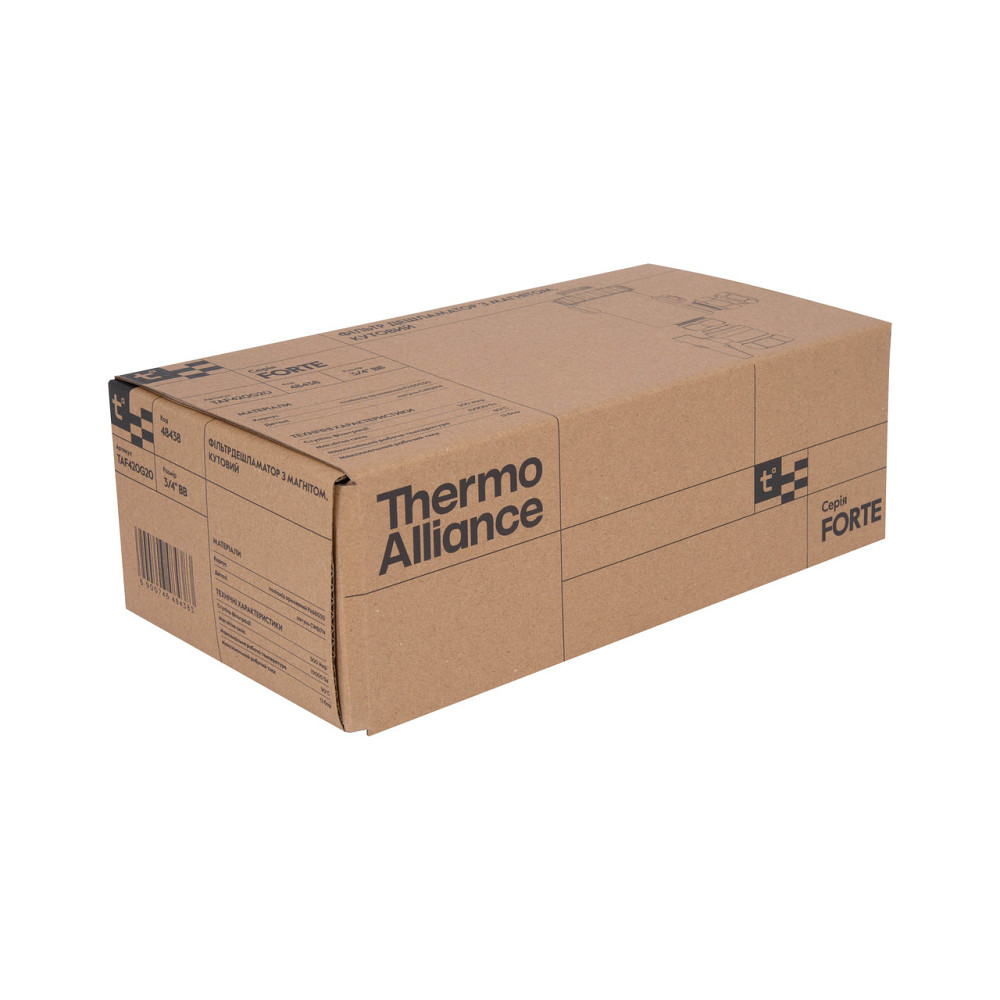 Фільтр-дешламатор Thermo Alliance Forte 3/4", кутовий (магнітний шламоуловлювач) TAF420G20 Київ - фото 9