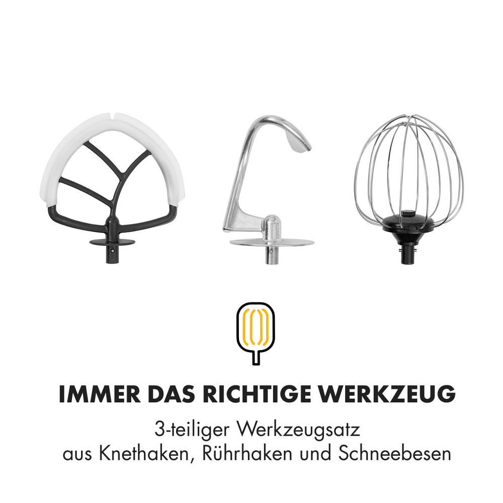 Кухонний комбайн Bella Argentea 2G 1300 Вт, 5 літрів, гак для замішування (Німеччина, читати опис) Рівне - фото 7