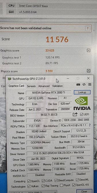 Видеокарта Gainward RTX 3080 Ti Chasing Wind 12Gb Киев - изображение 2
