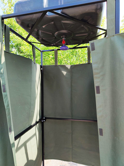 Душ літній дачний вуличний розбірний для дачі вулиці бак 100л, пвх тканина З Харків - фото 7