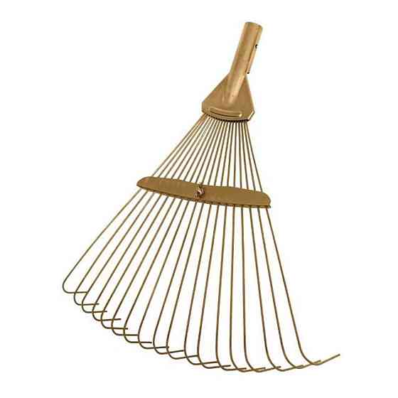 Граблі віялові 18 прутів, регулювання ширини робочої поверхні, круглий прут. Мукачево