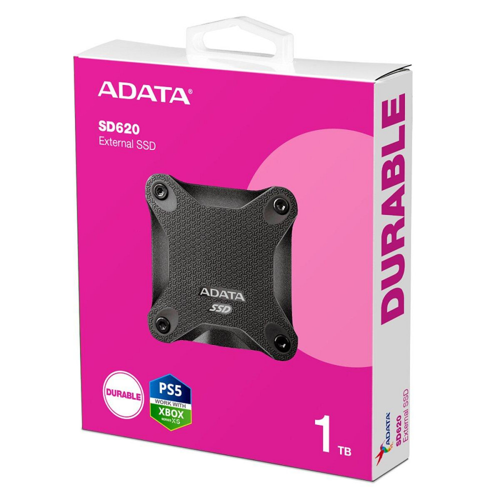 SSD диск портативный внешний накопитель ADATA SD620 1TB USB 3.2 520/460Mb/s Black SD620-1TCBK Одесса - изображение 7