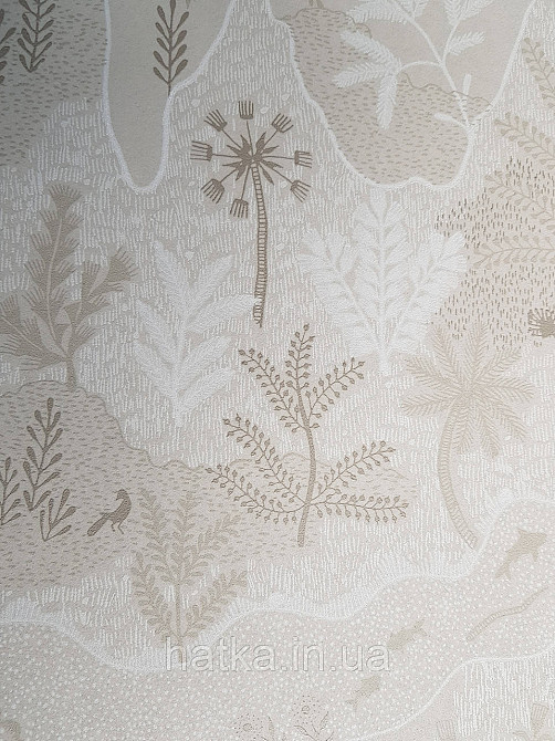 Шпалери флізелінові еко Khroma Zoom Bahia 0.53х10.05 м дерева кущі тварини риби абстракція різні кольори Київ - фото 8