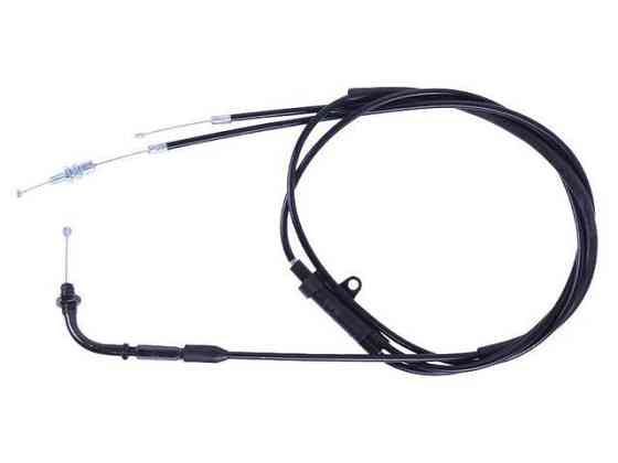 Трос газа , L-1900 мм, 2т (раздвоенный.), верх резьба, низ: 1-трос, 2-резьба Мукачево