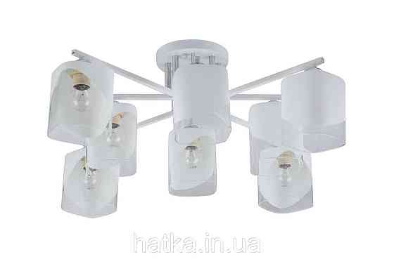 Потолочная люстра Sirius 07245/8 Matte White+CR на 8 плафонов Киев