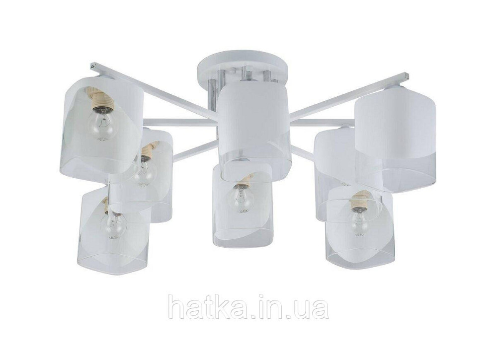 Потолочная люстра Sirius 07245/8 Matte White+CR на 8 плафонов Киев - изображение 2