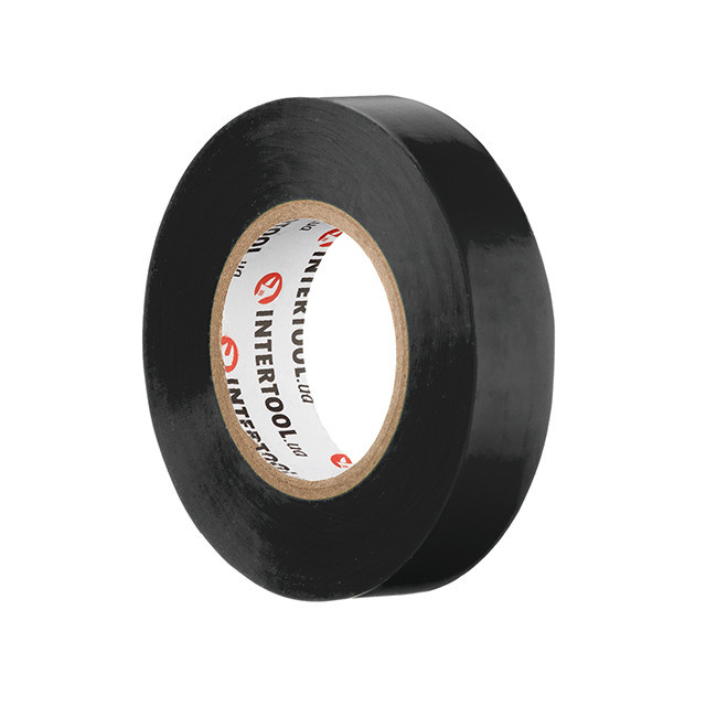 Стрічка ізоляційна 0.15мм*17мм*20м чорна INTERTOOL IT-0021 Киев - изображение 3
