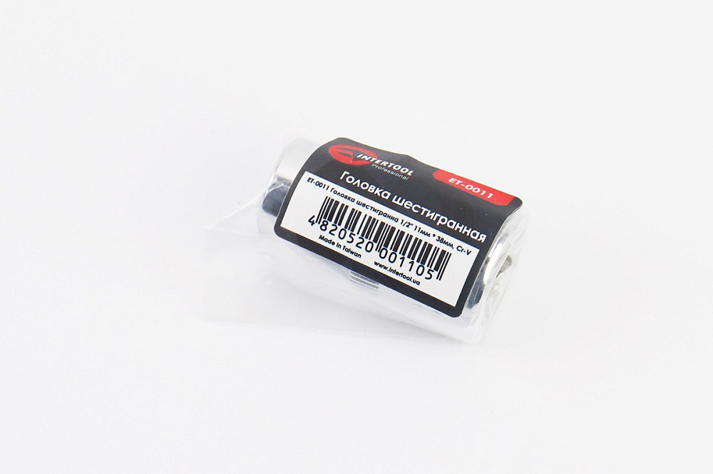 Головка торцева 6-гранна 1/2" 11х38мм CrV ET-0011 Київ - фото 2