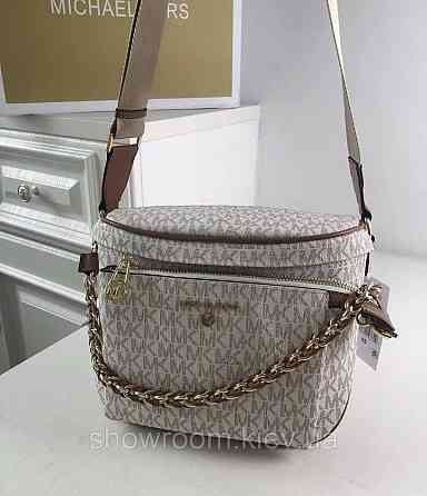 Жіноча сумка "бананка" на груди і на пояс MK Slater бежева Київ